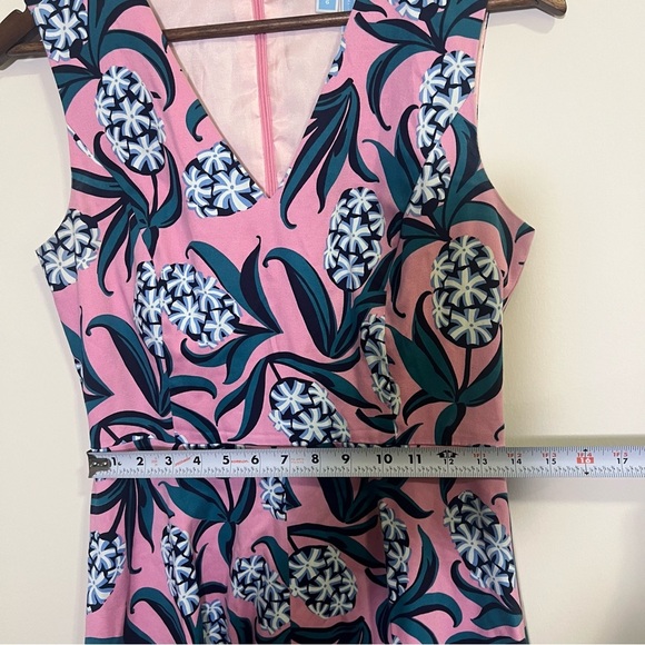 Draper James Floral Pink Sleeveless Dress - Picture 7 of 8